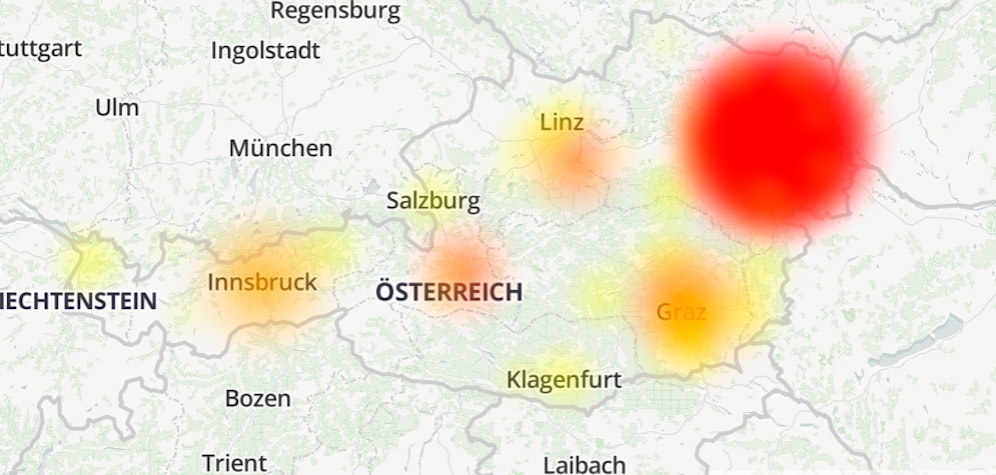 Zahlreiche Wiener meldeten die Störung im Magenta-Festnetz