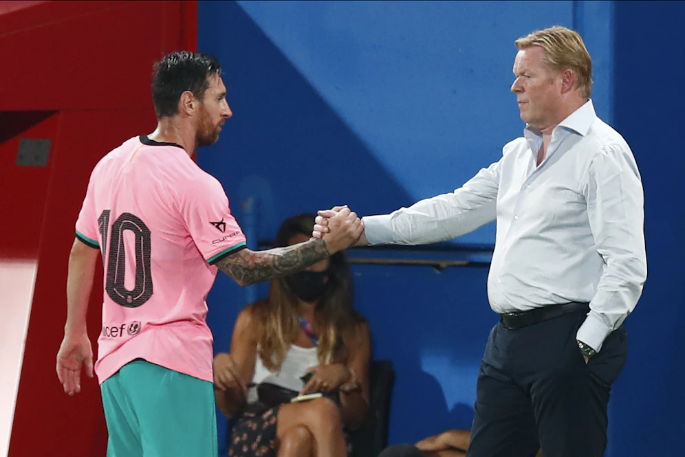 Lionel Messi, Ronald Koeman