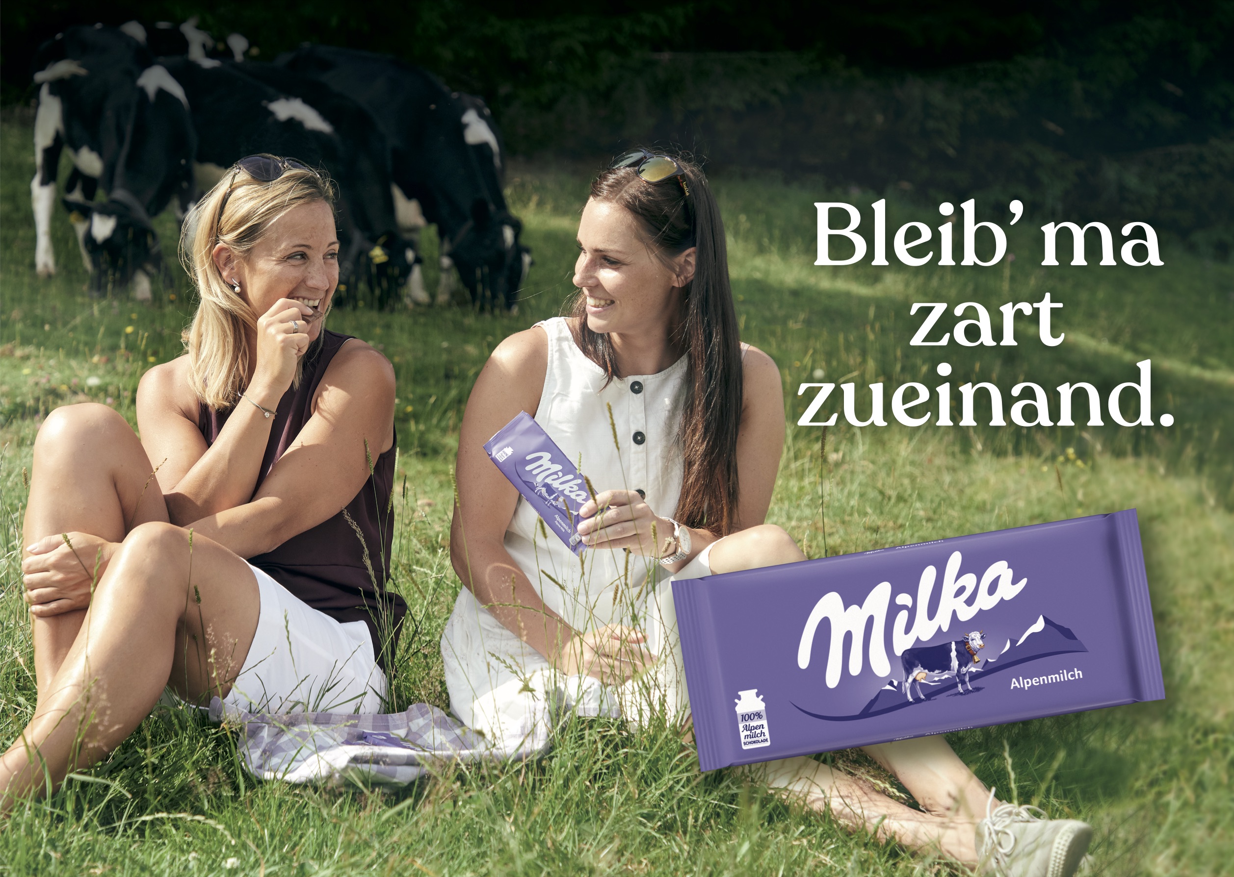 Unter dem Motto "Bleib‘ ma zart zueinand" fordert Milka im Herbst zu kleinen, unerwarteten Gesten auf.