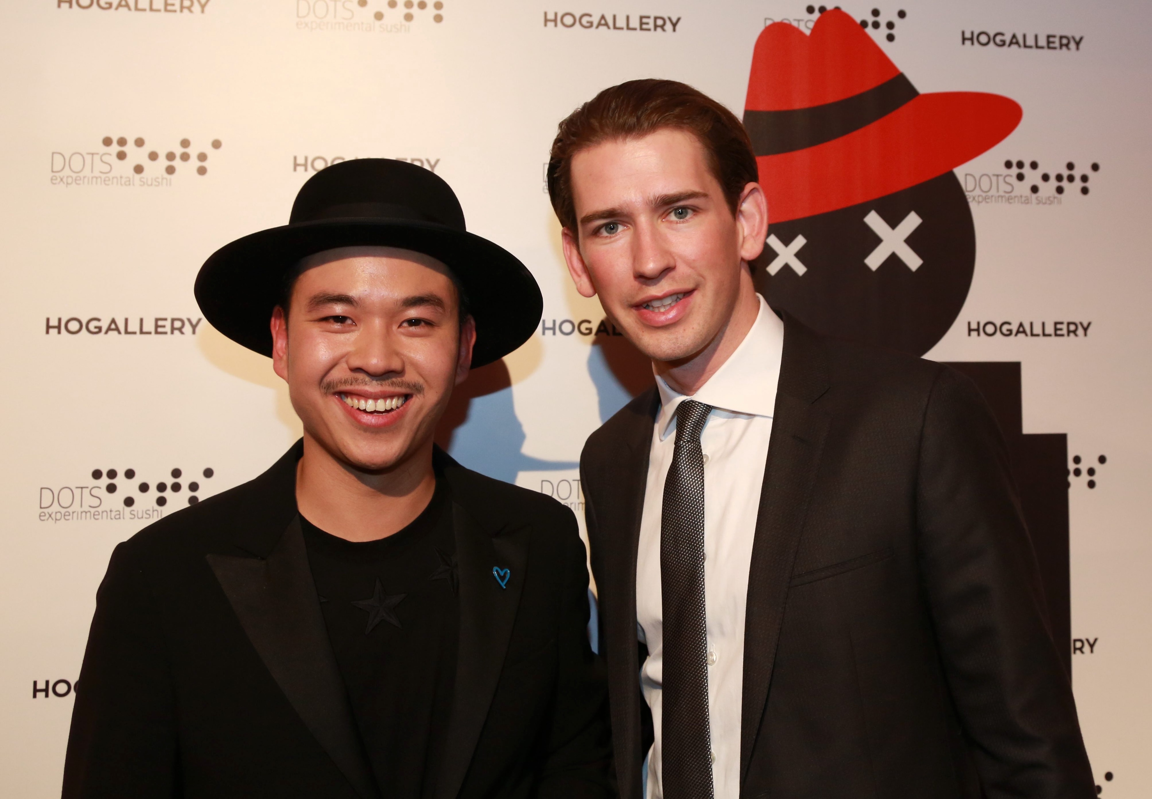 Promi-Wirt Martin Ho und Bundeskanzler Sebastian Kurz sind gute Freunde.