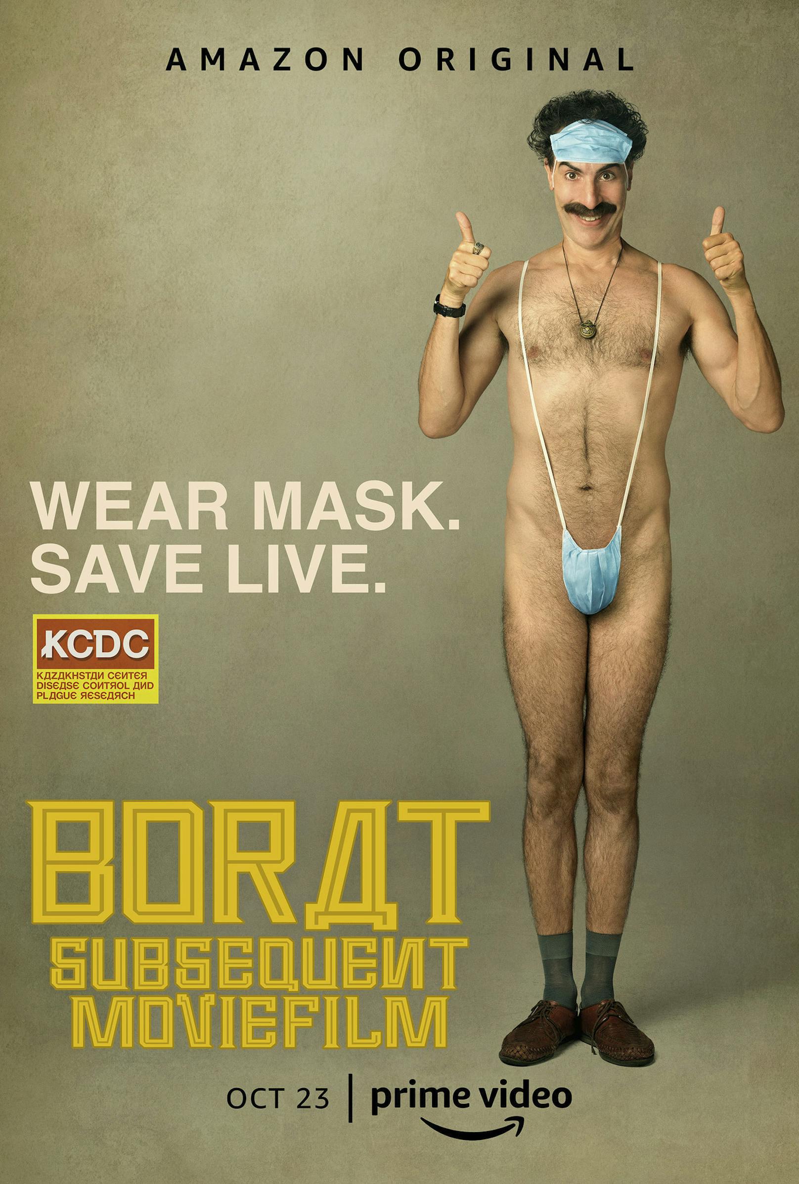 Das offizielle Filmplakat für&nbsp;"Borat Subsequent Moviefilm"