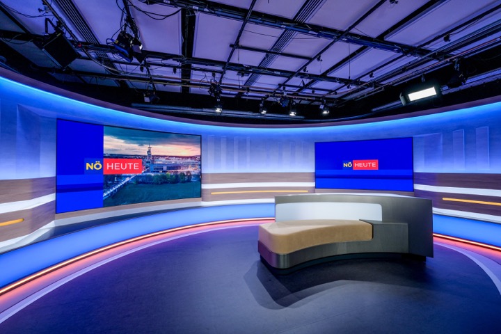 Das neue "Niederösterreich heute"-Studio.