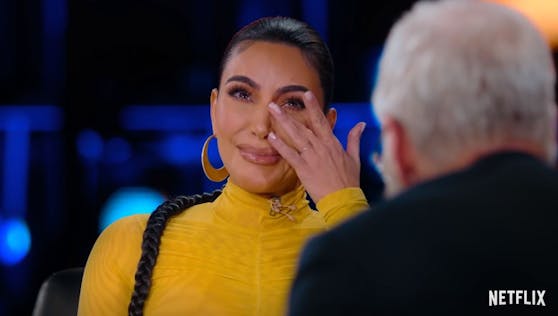 In der Netflix-Show von David Lettermann kullern bei Kim Kardashian die Tränen.