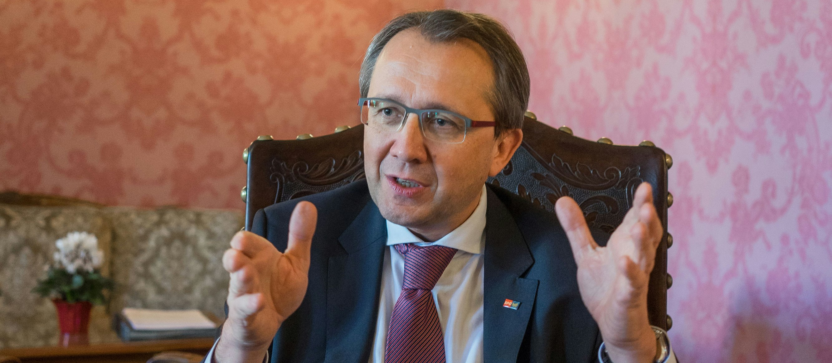 Matthias Stadler im Rathaus.