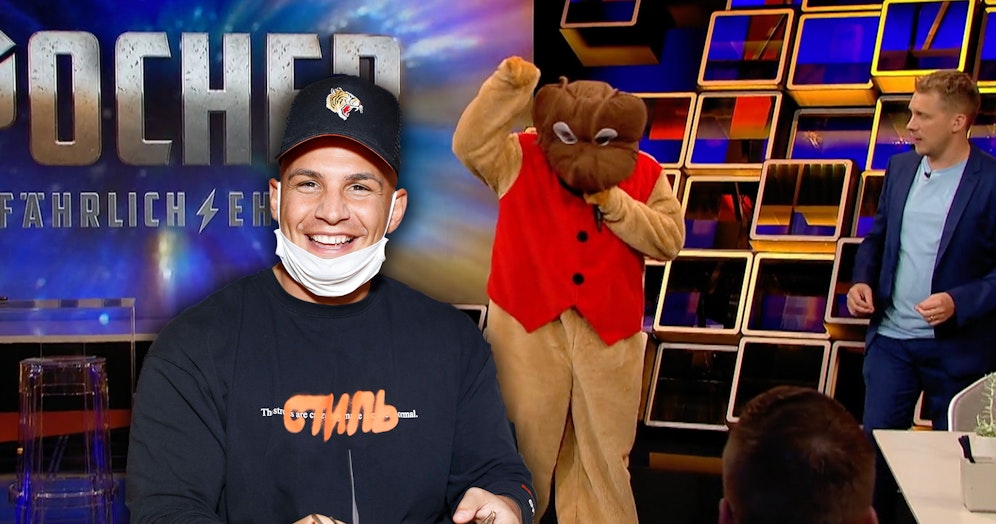 Pietro hat sich verkleidet.