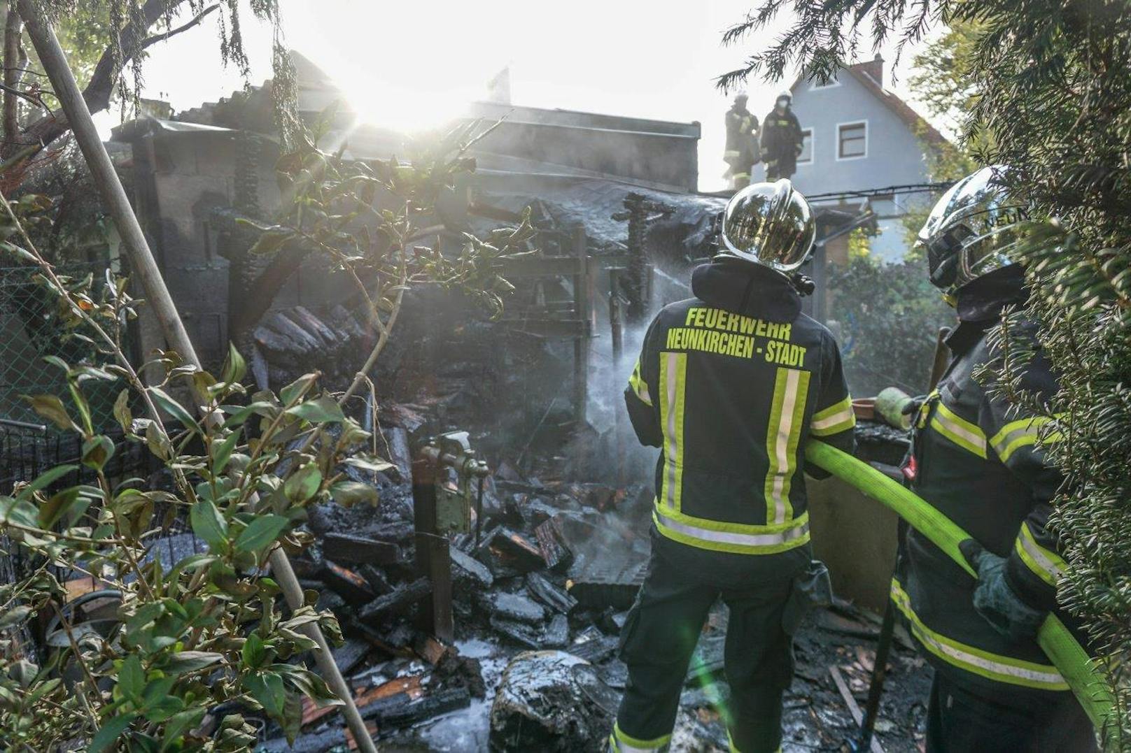 Anstrengender Tag für die Feuerwehr Neunkirchen.