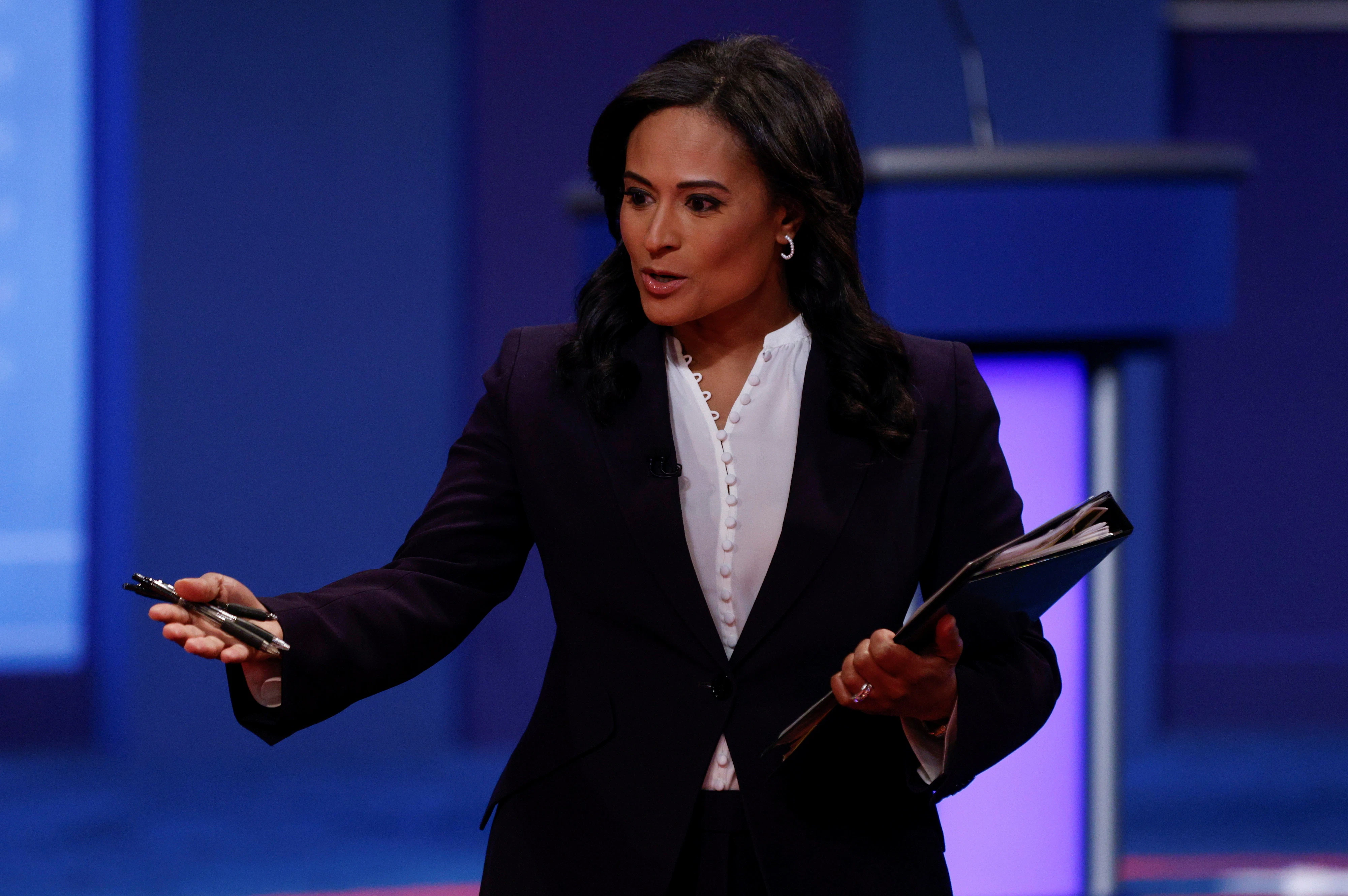 Hatte keinen leichten Job: Moderatorin Kristen Welker.
