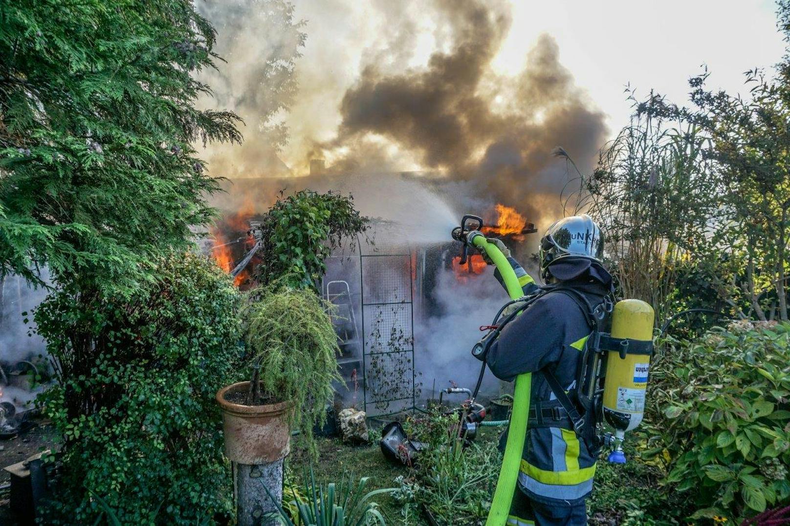 Anstrengender Tag für die Feuerwehr Neunkirchen.