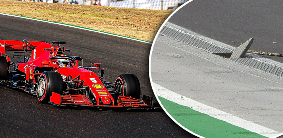 Vettel räubert über den Kanal