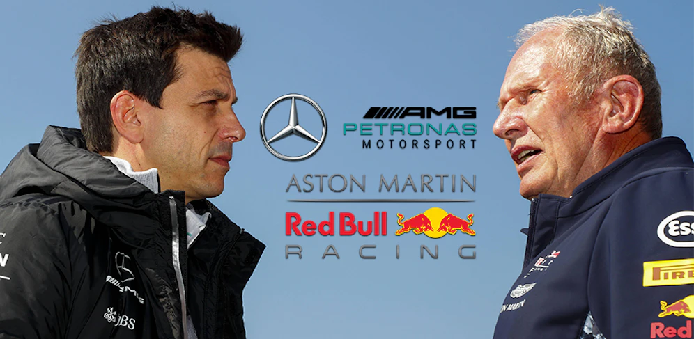 Toto Wolff und Dr. Helmut Marko