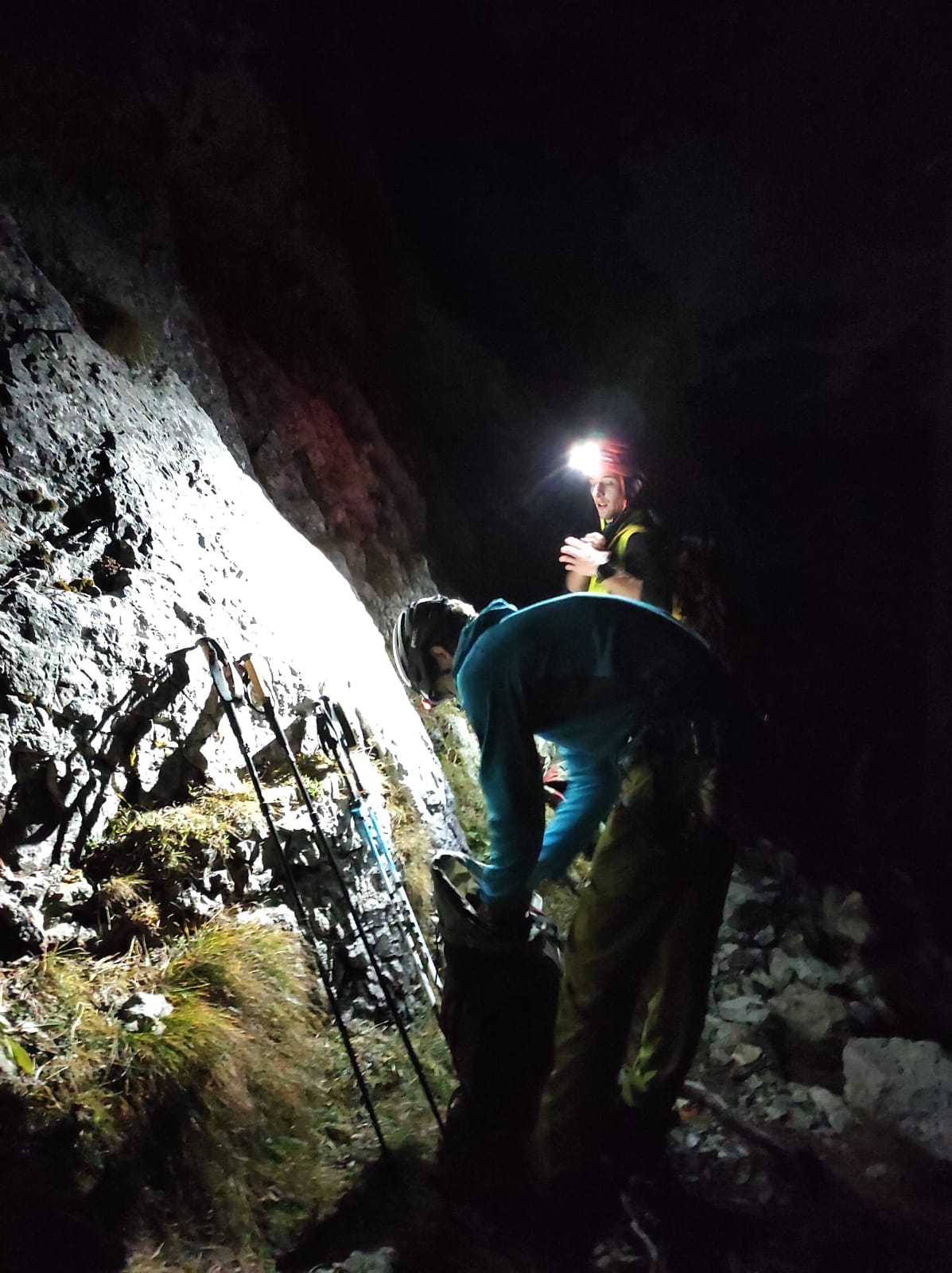 Die Bergrettung Reichenau rückte aus.