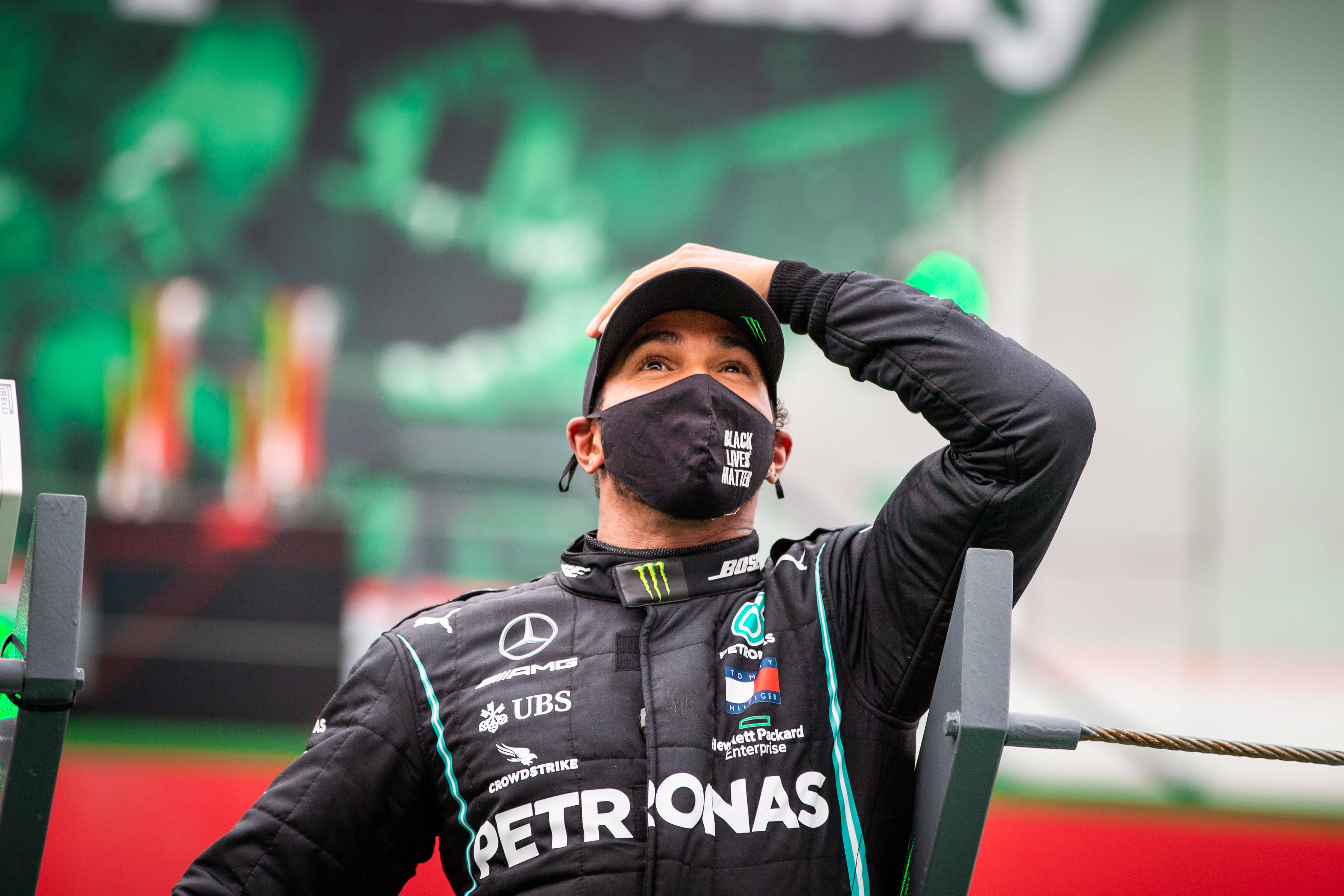 Lewis Hamilton hält seit Sonntag bei 92 Grand-Prix-Siegen.