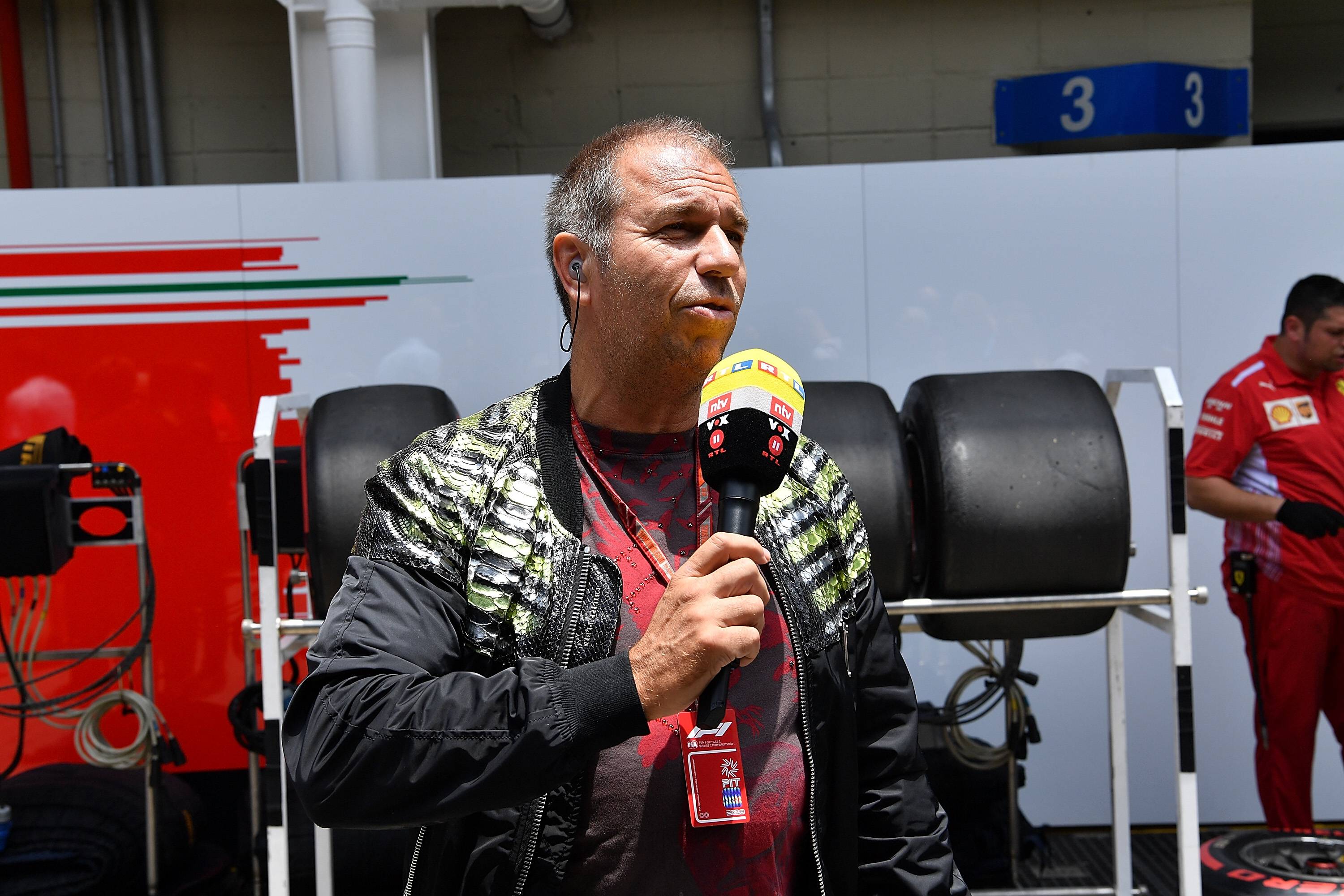 Kai Ebel in der Boxengasse