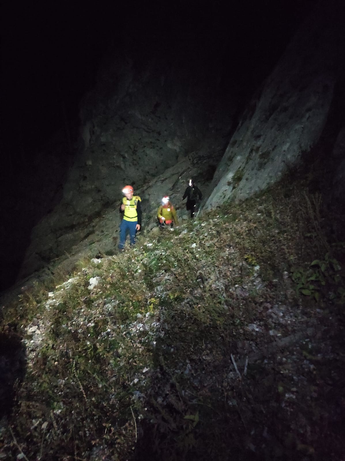 Zwei Wanderer fanden den Ausstieg in der Dämmerung nicht mehr.
