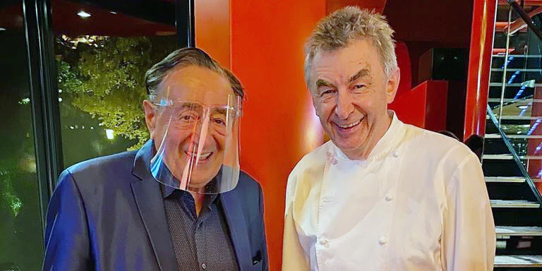 Richard Lugner mit Noch-Tantris-Küchenchef Hans Haas