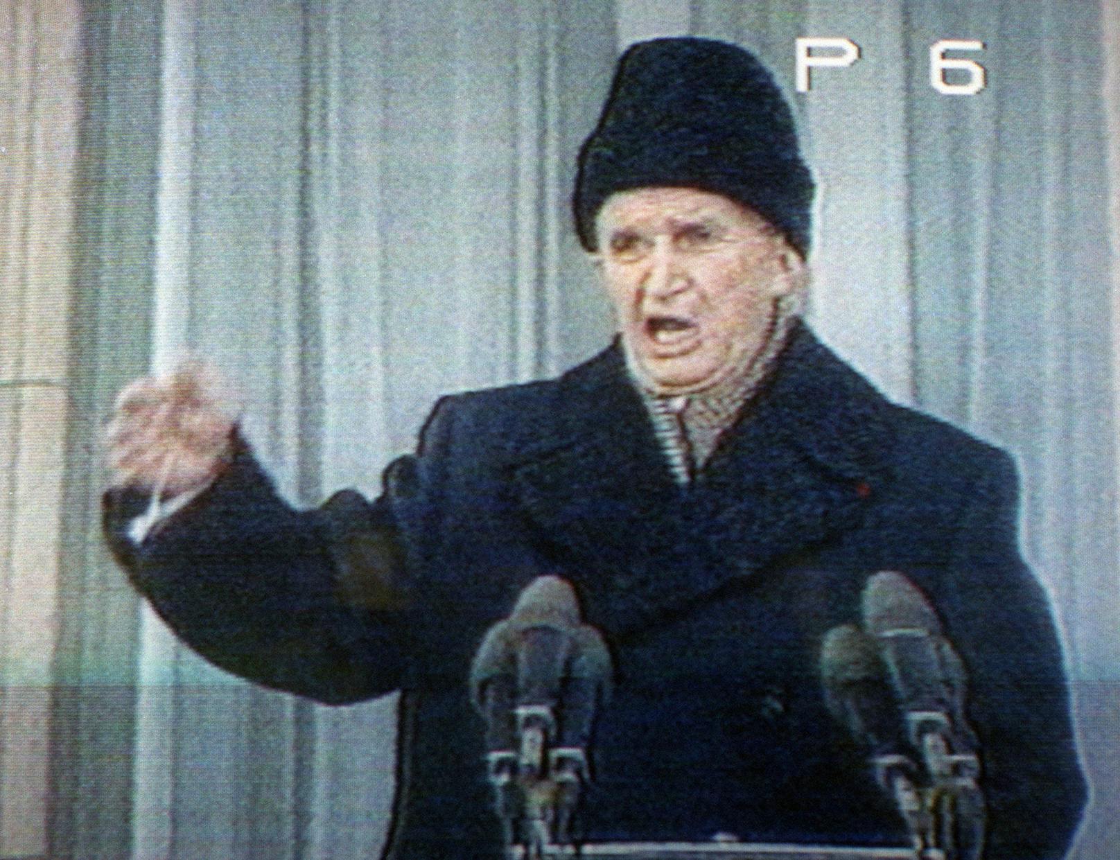 Der einstige Diktator Rumäniens: Nicolae Ceausescu