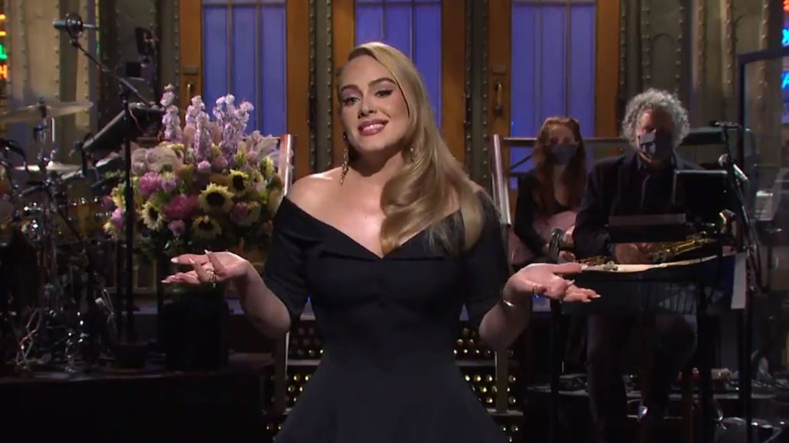 Sängerin Adele in der TV-Show "Saturday Night Live"