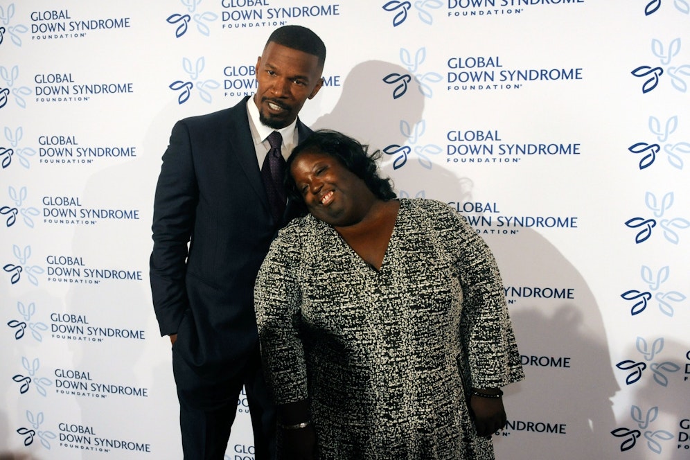 Jamie Foxx mit seiner Schwester.