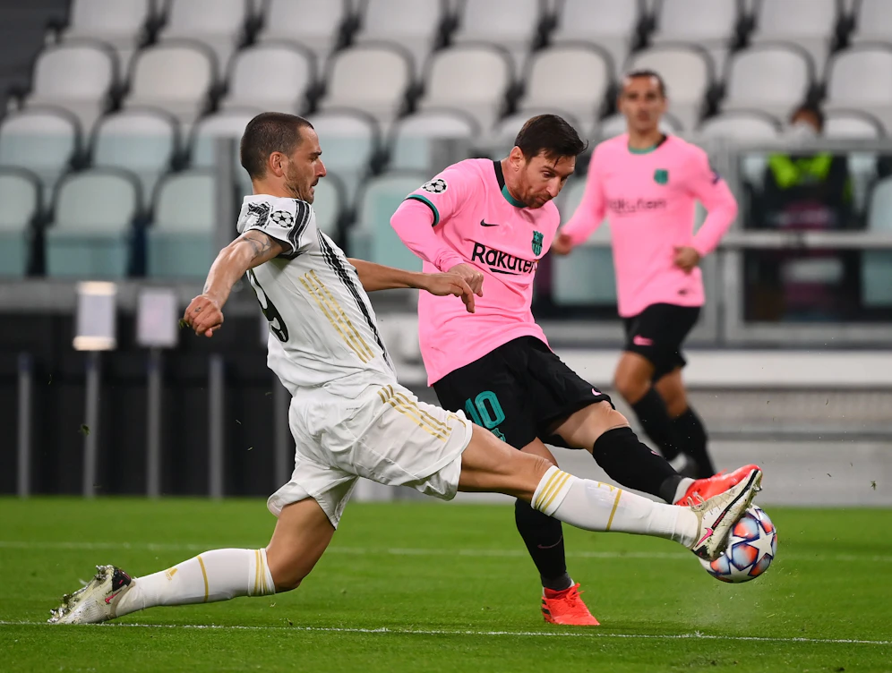 Lionel Messi gegen Leo Bonucci