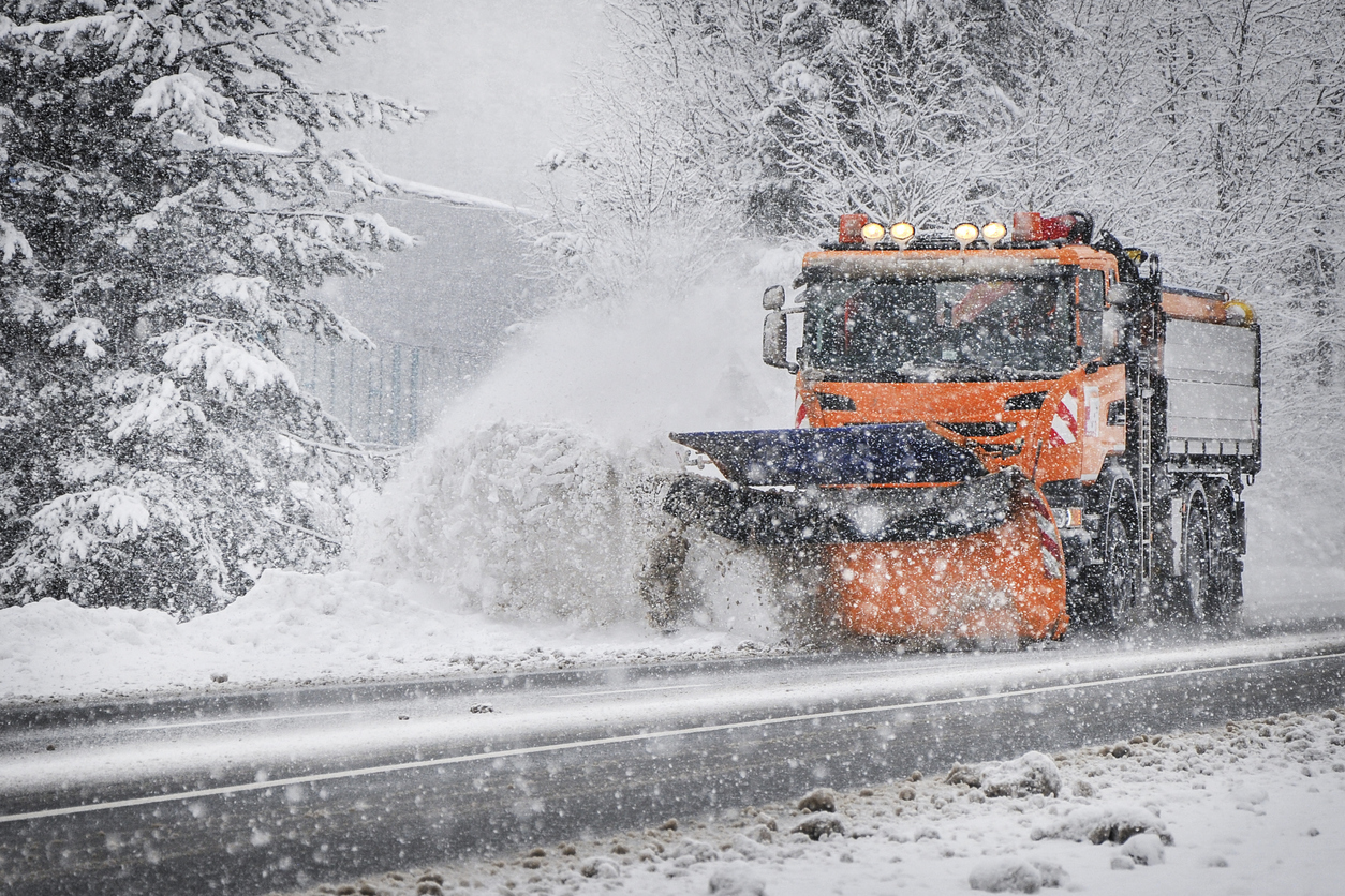 Winterdienst im Einsatz.