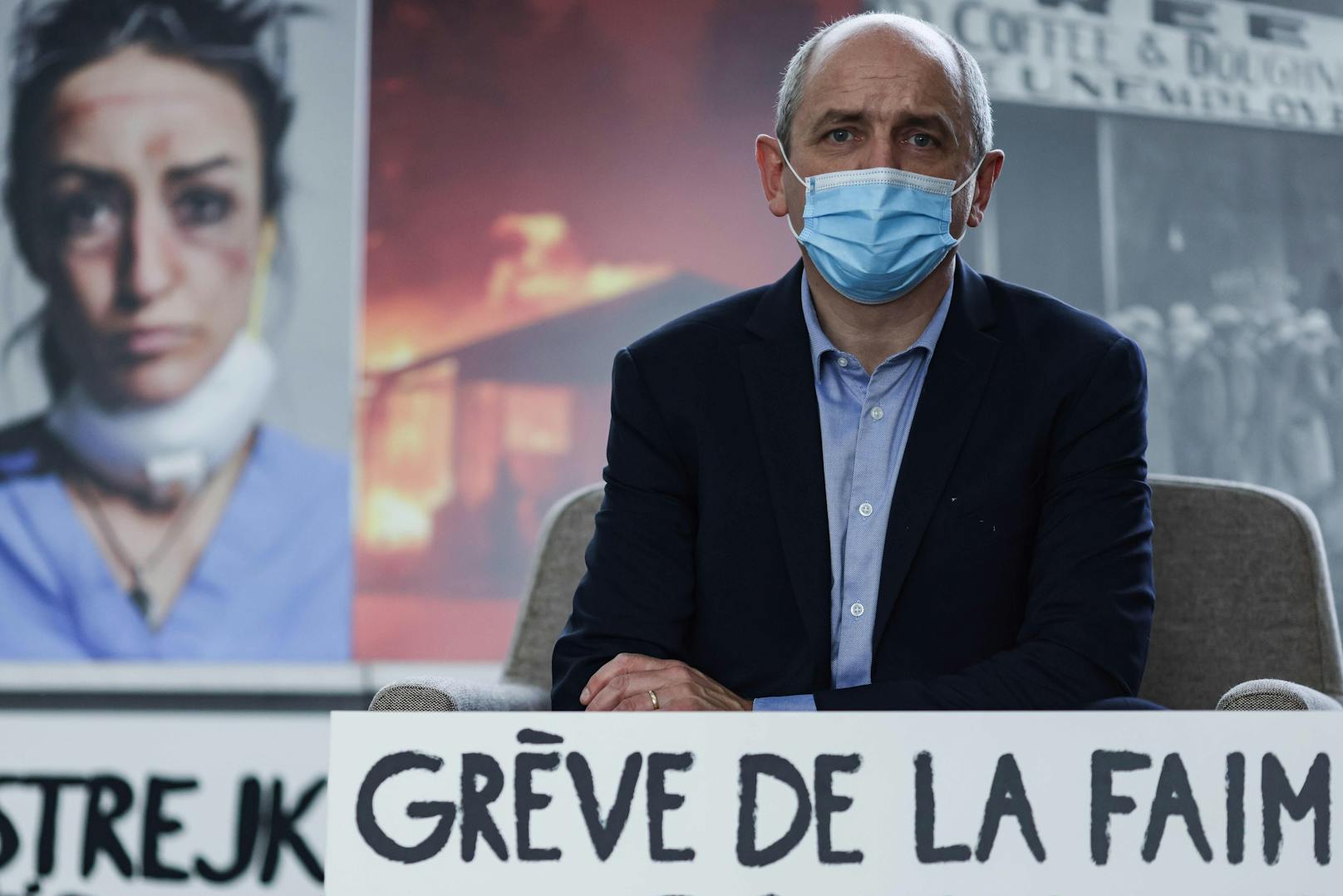 EU-Abgeordneter Pierre Larrouturou geht in den Hungerstreik.
