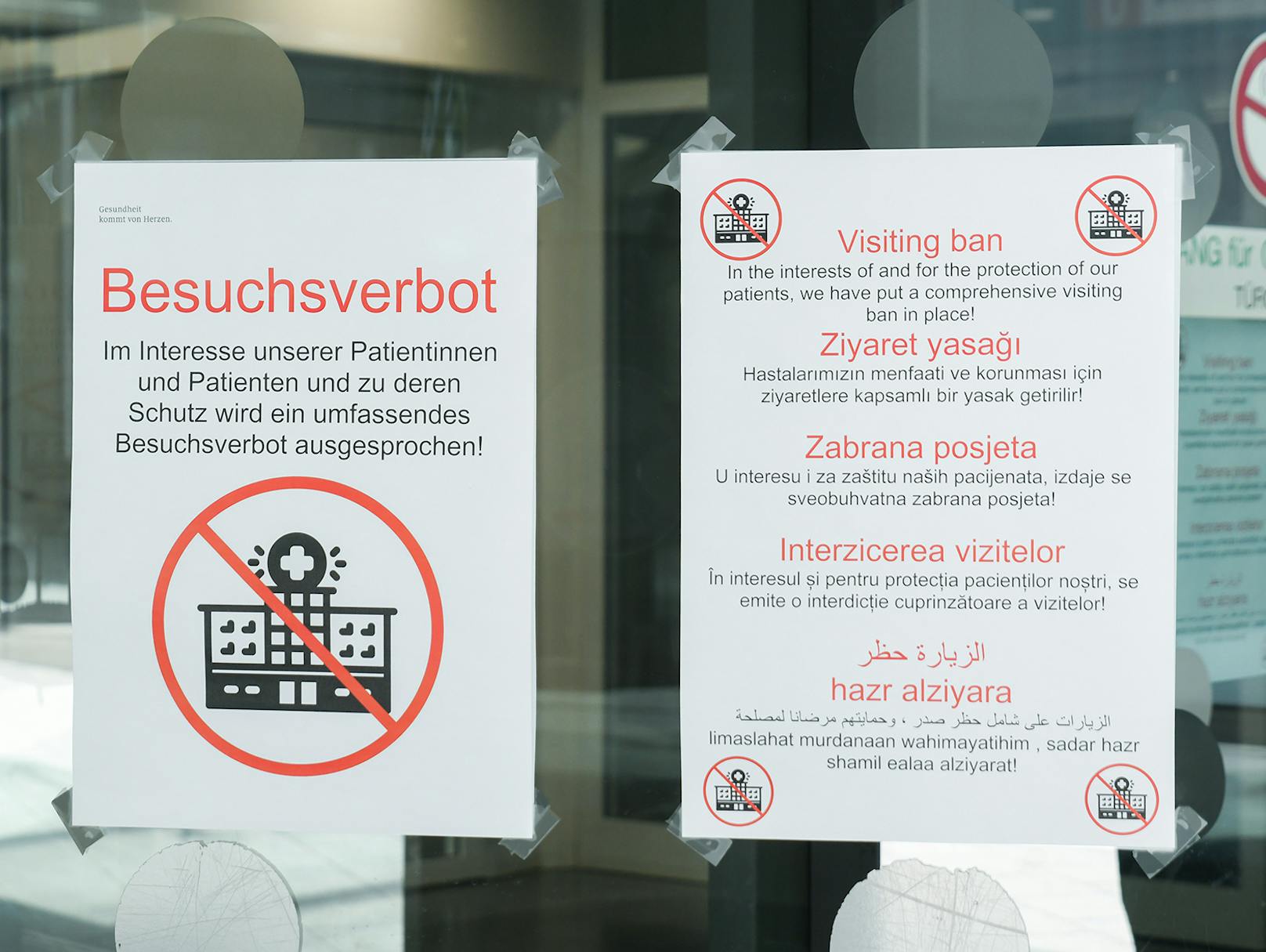 Erste Spitäler in der Steiermark sprechen bereits Besuchsverbote für Patienten aus