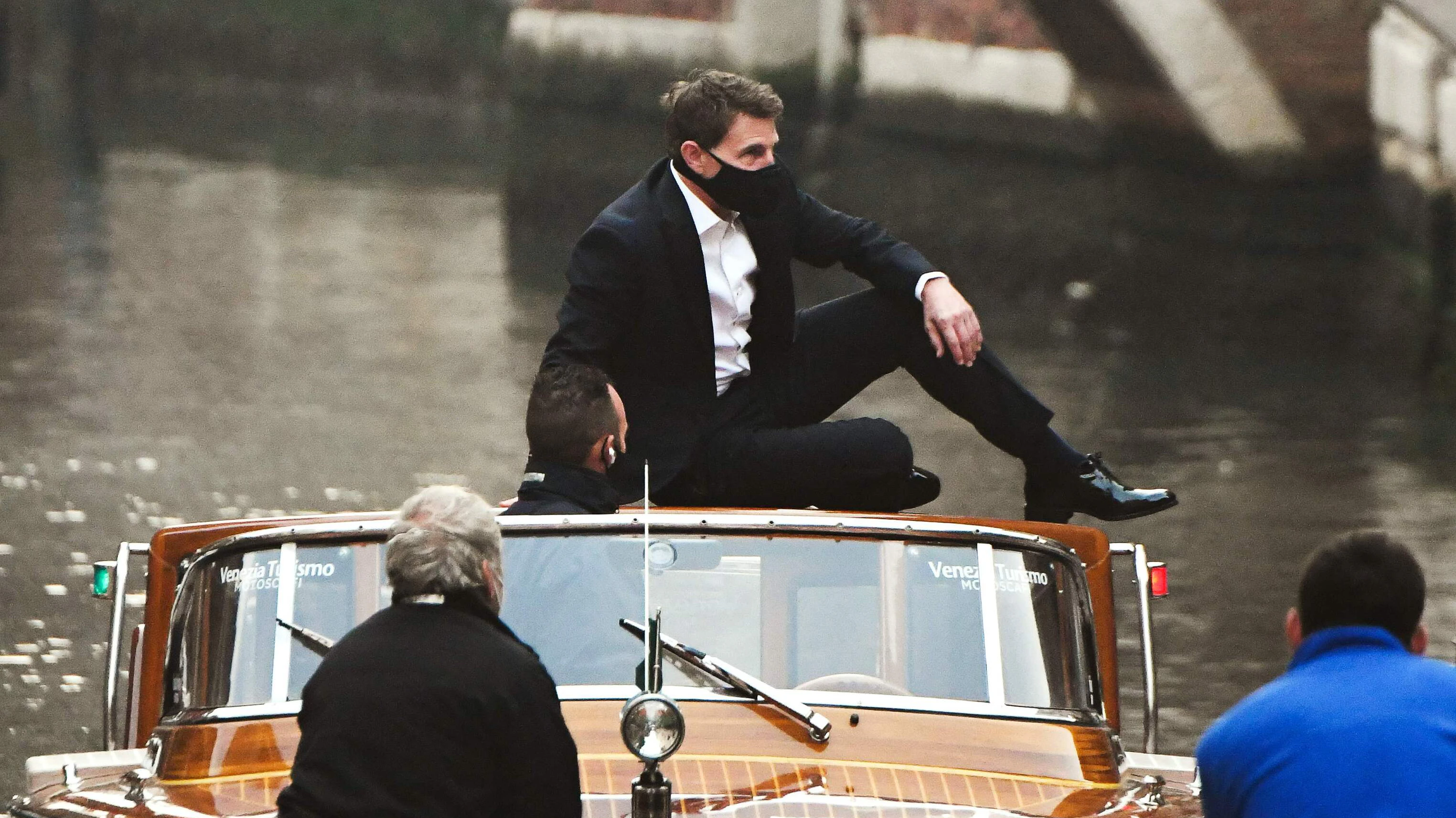 Tom Cruise am Set von "Mission: Impossible 7 - Lybra" in Venedig
