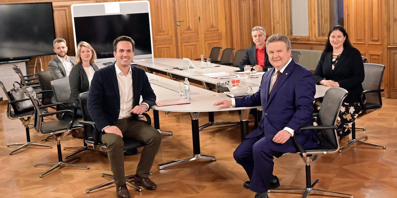 SPÖ und Neos sind mit den Gesprächen zufrieden.