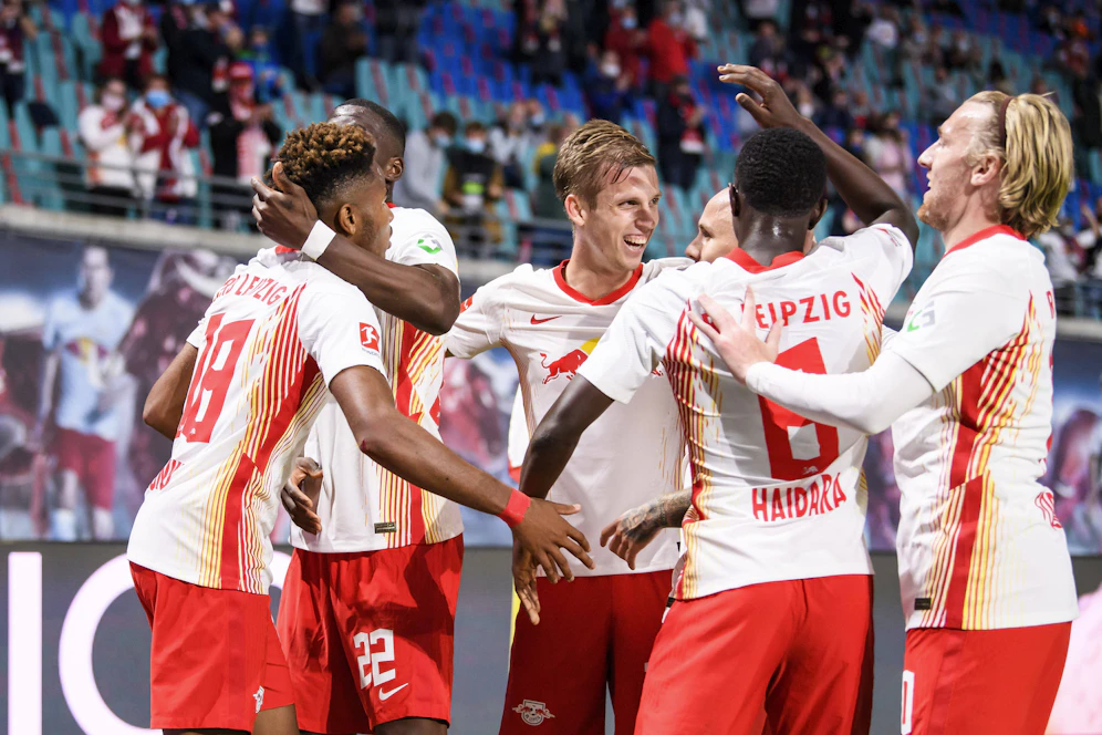 Jubel bei RB Leipzig. 