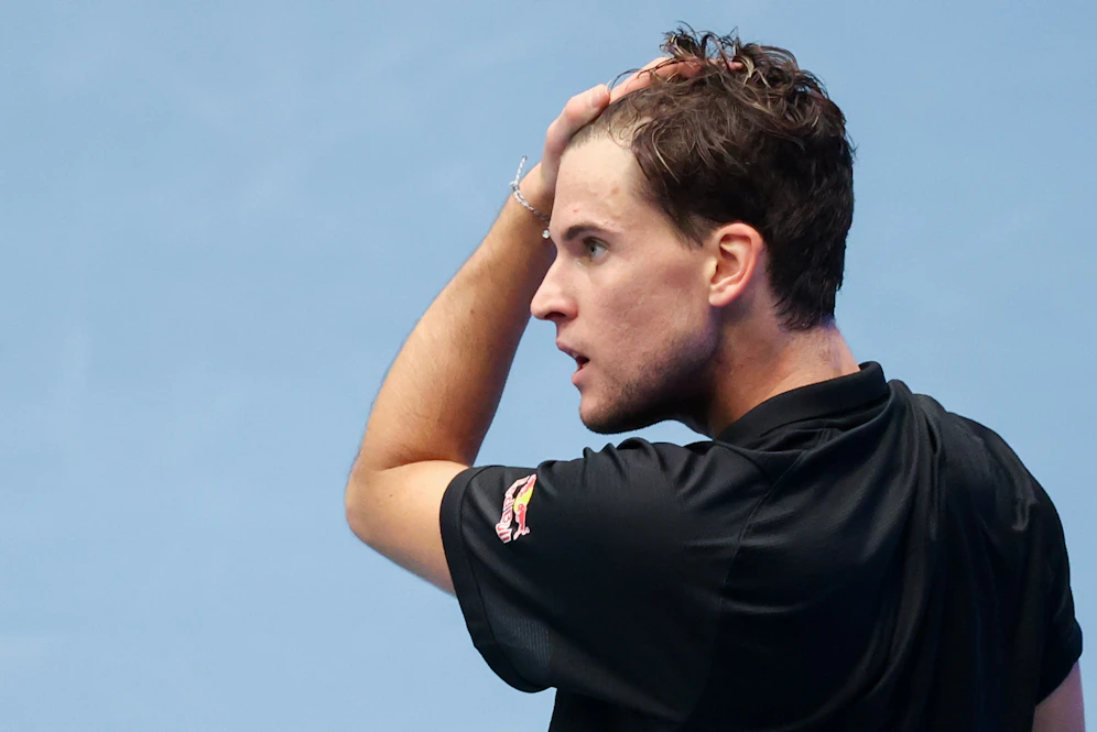 Der angeschlagene Dominic Thiem scheiterte in der Wiener Stadthalle. 