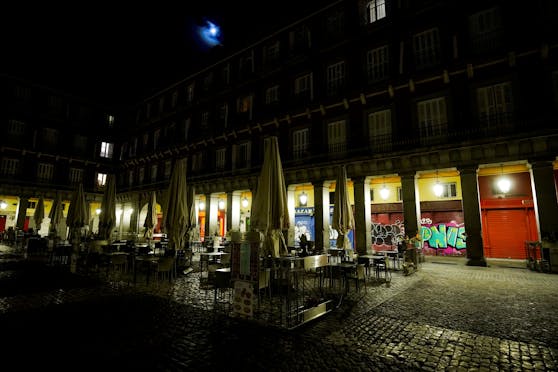 Ein Bild der Ausgangssperre in Madrid. So könnte es auch in Österreich aussehen.