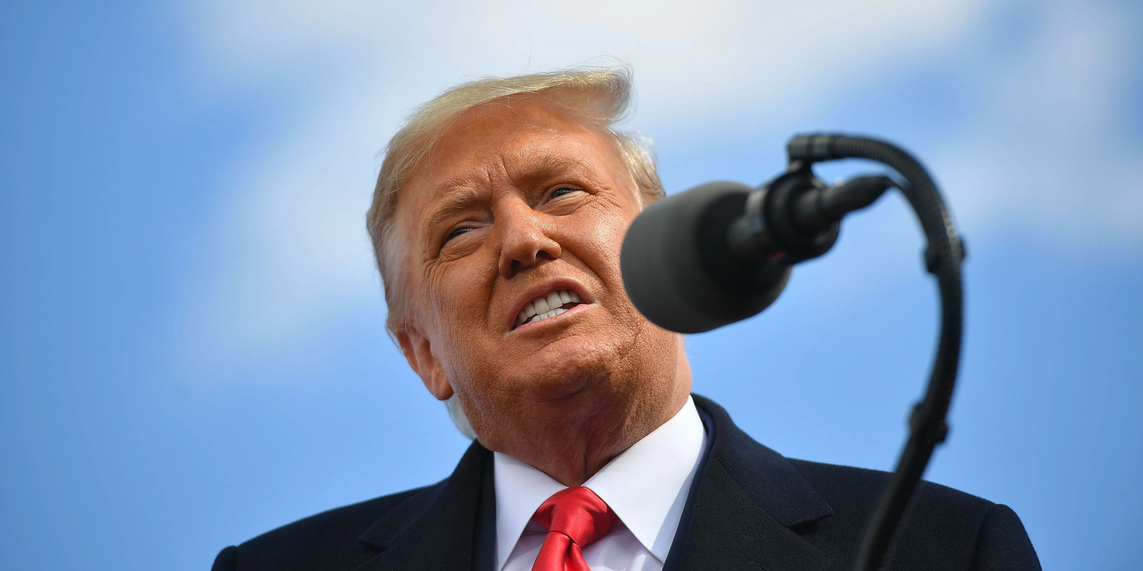 US-Präsident Donald Trump kämpft um eine zweite Amtszeit. 31. Oktober 2020