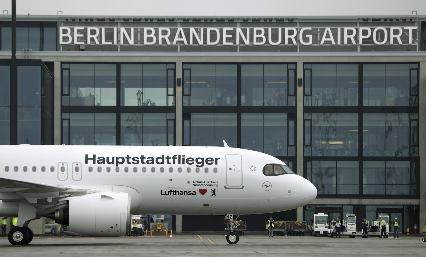 Aktuell steht der Betrieb am Flughafen Berlin Brandenburg still.&nbsp;
