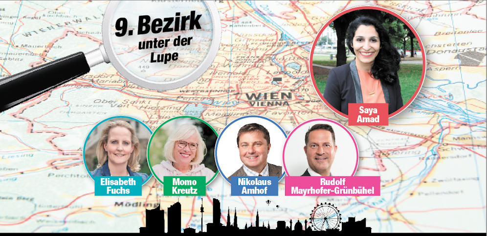 Das sind die Spitzenkandidaten in Alsergrund