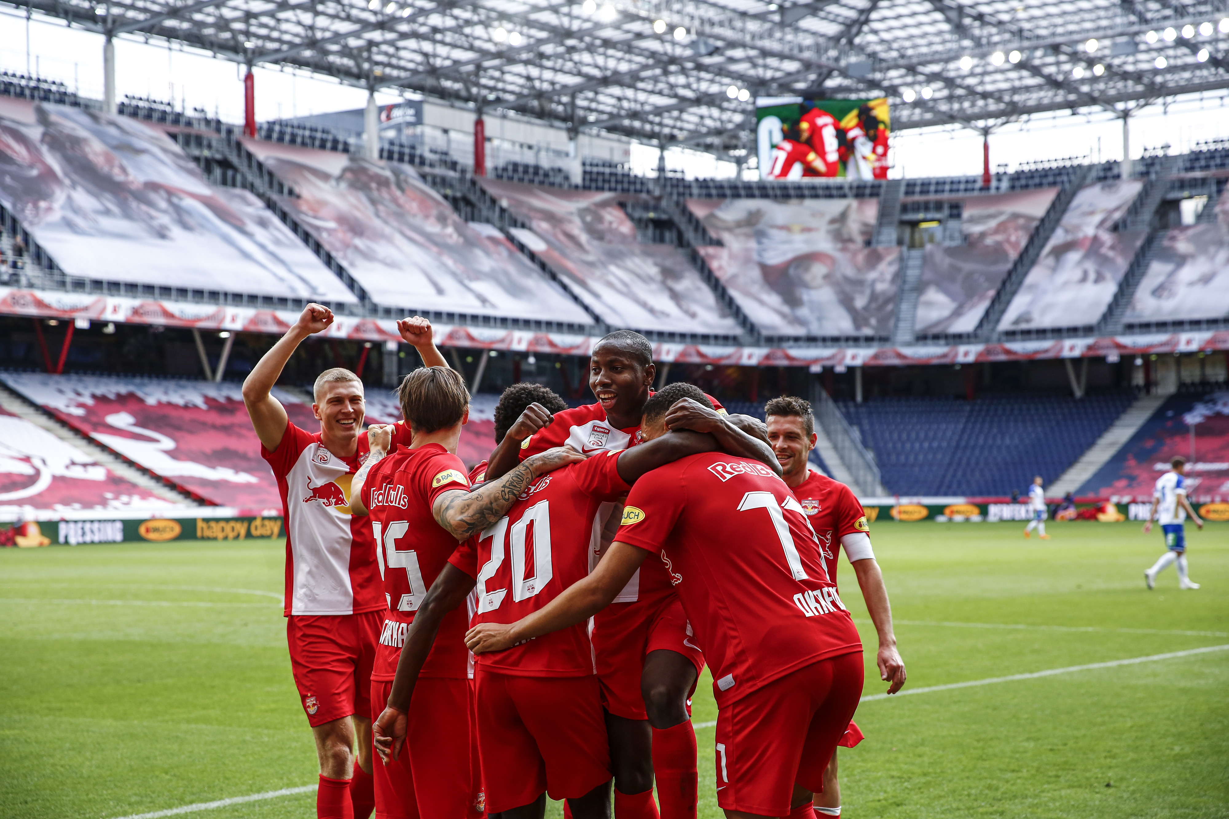 Salzburg ließ Hartberg keine Chance.