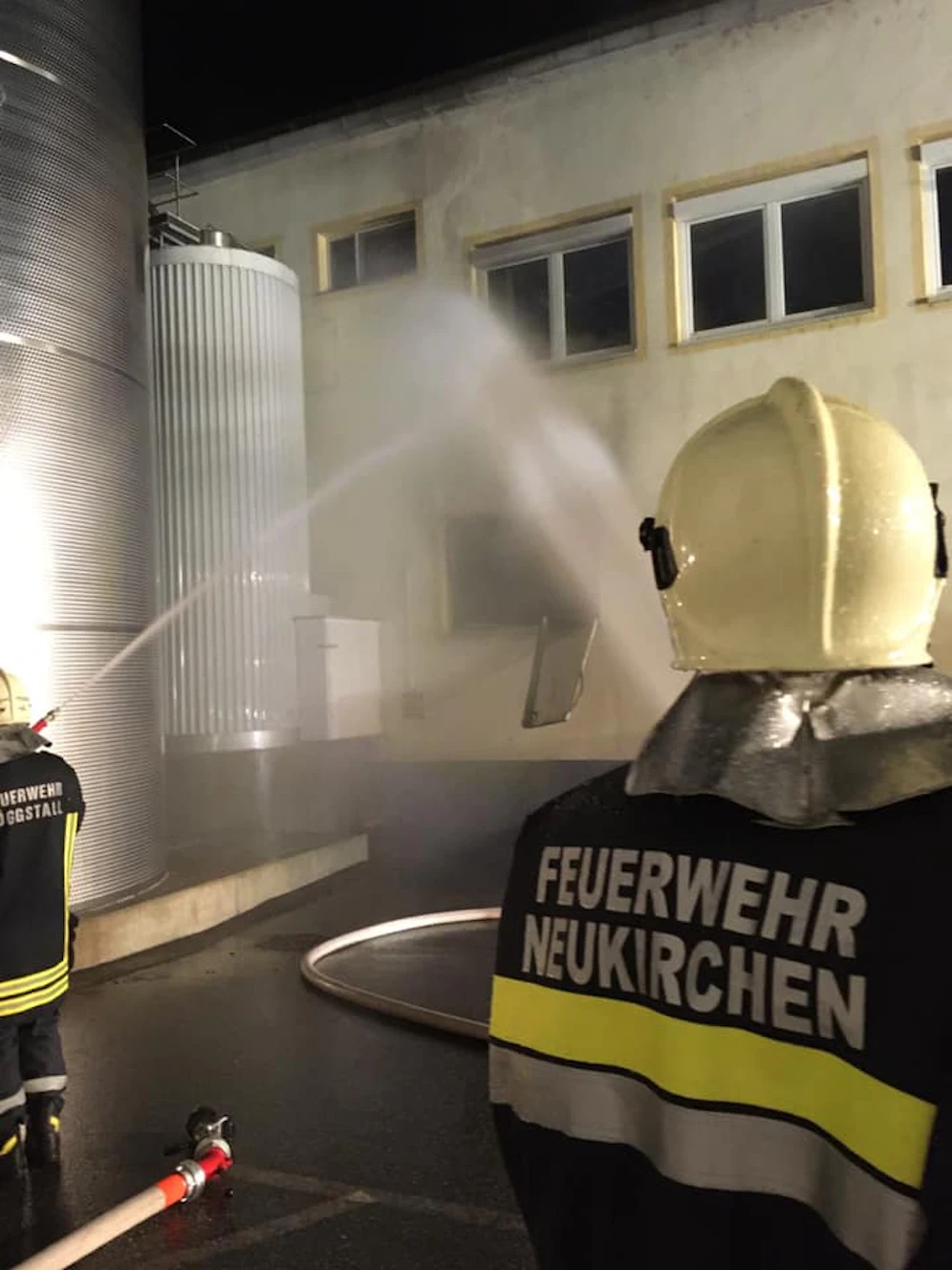 In einem Labor eines Gewerbebetriebes war ein Brand ausgebrochen.