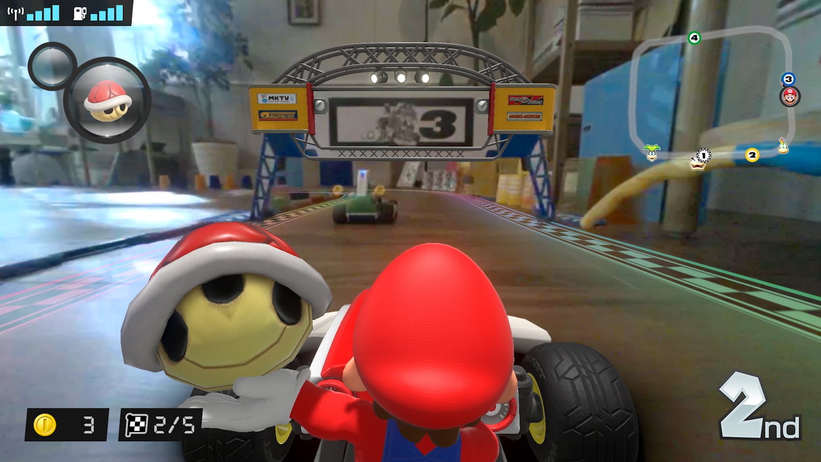 So spielt sich "Mario Kart Live: Home Circuit".