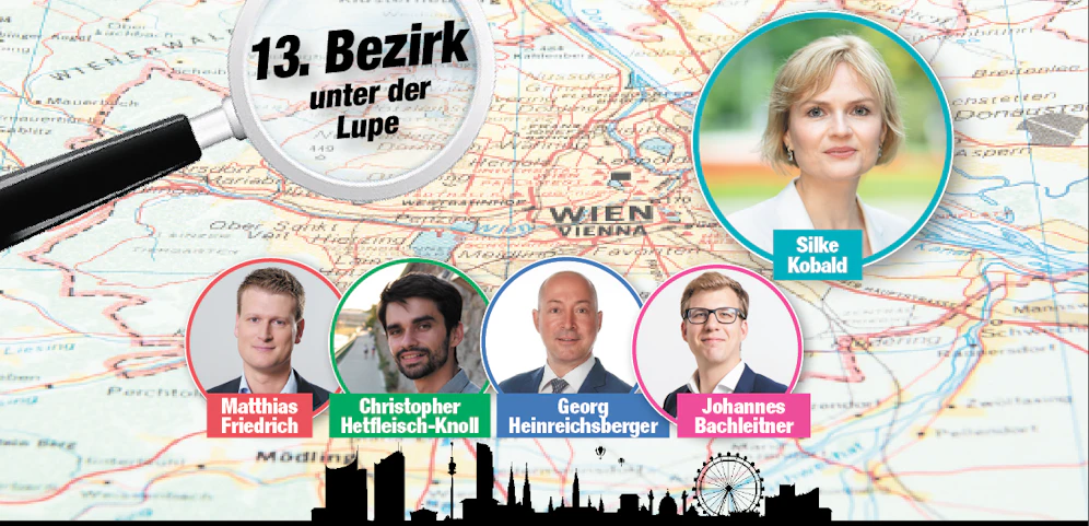 Das sind die Spitzenkandidaten in Hietzing