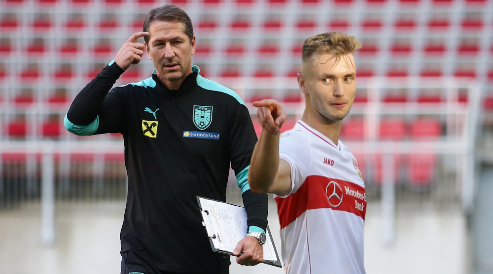 Sasa Kalajdzic (r.) ist trotz Funkloch im ÖFB-Team.
