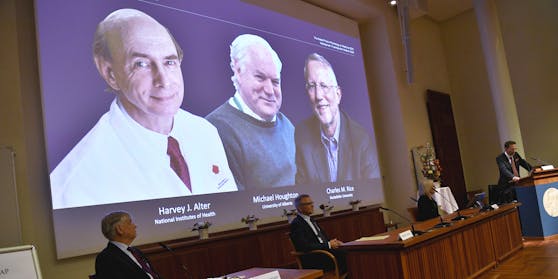 Der Nobelpreis in Medizin geht an Harvey J. Alter (USA), Michael Houghton (Großbritannien) und Charles M. Rice (USA).