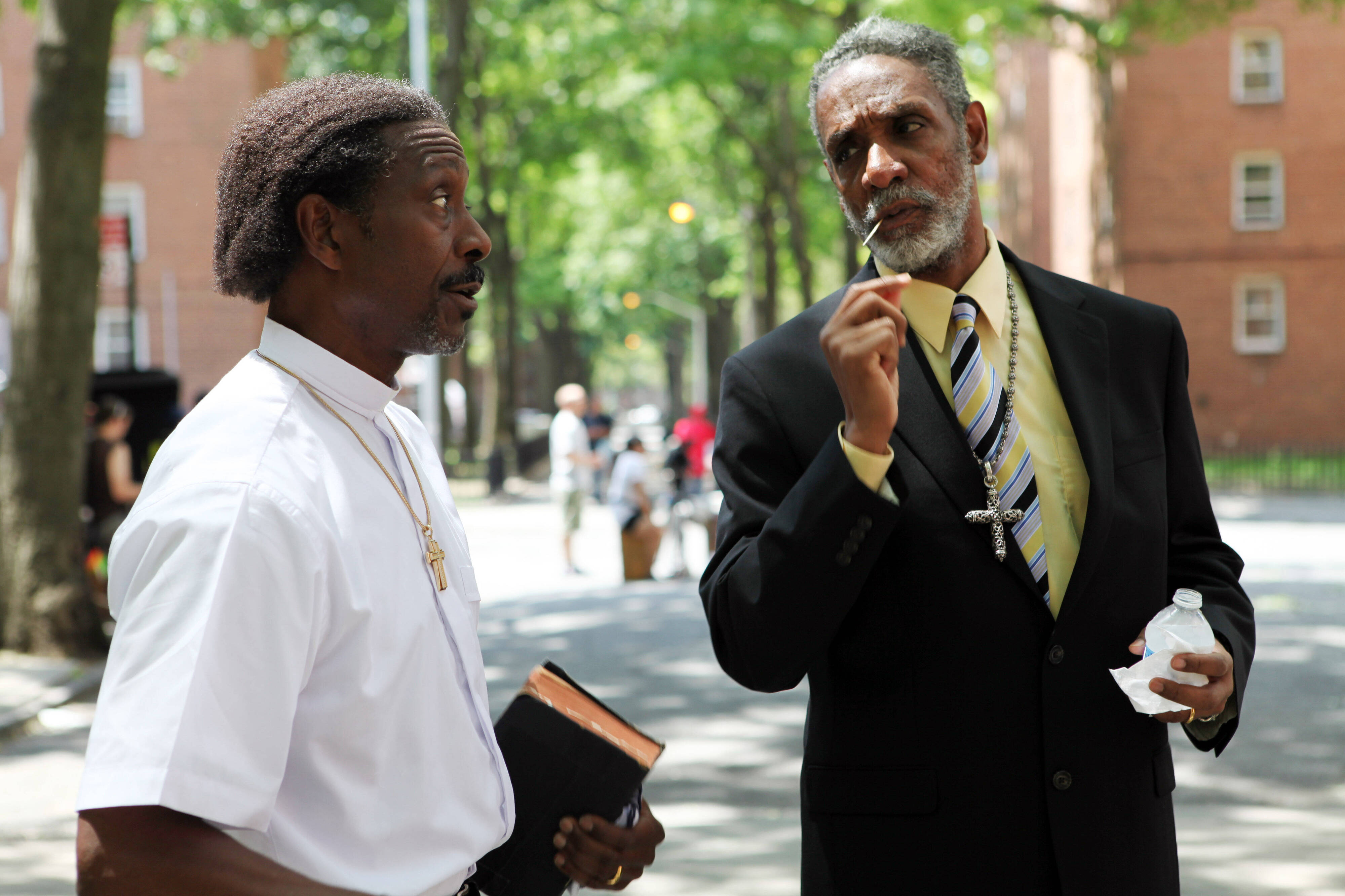 Thomas Jefferson Byrd beim Dreh zu 