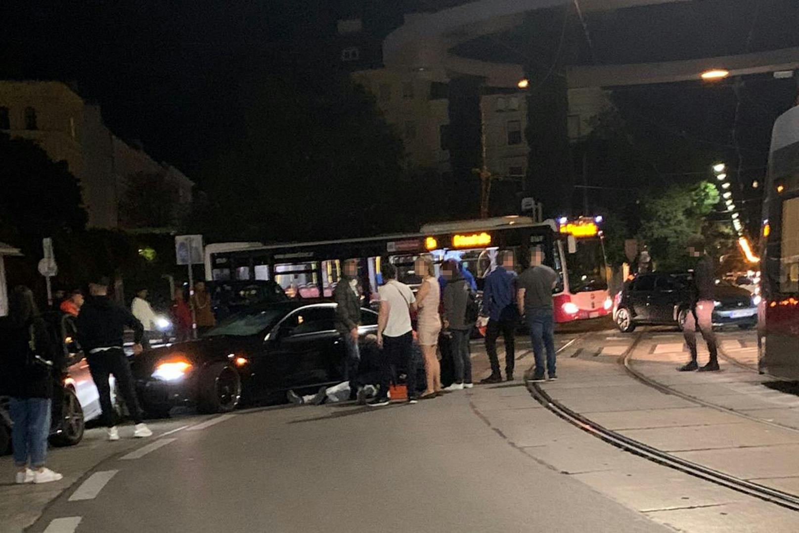 Schwerer Crash in Wien-Brigittenau