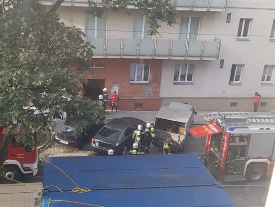 Feuerwehr-Einsatz in der Siebenbrunnerfeldgasse (Wien-Margareten)