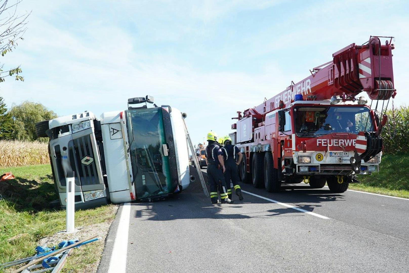 Bilder von der Bergung.