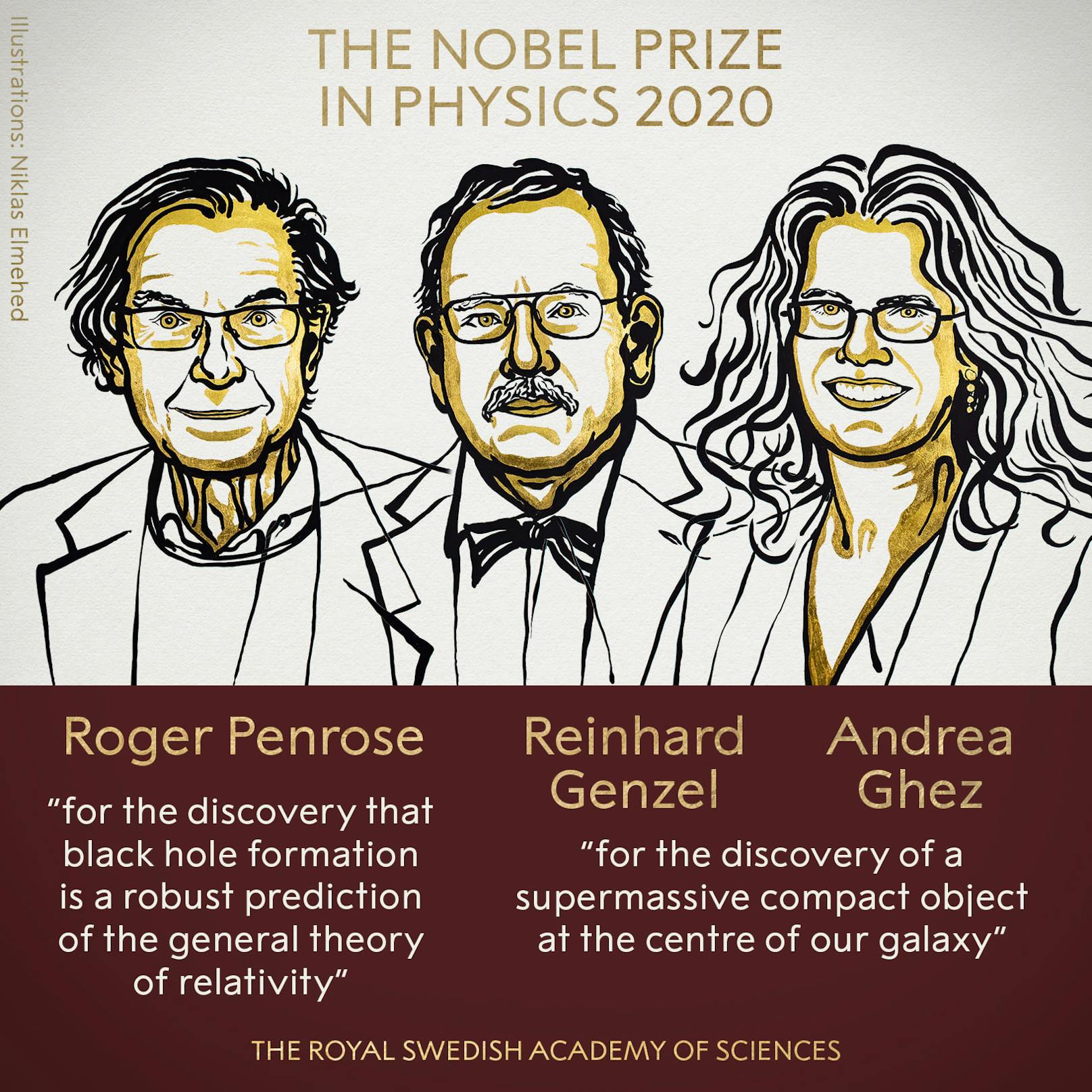 Physik-Nobelpreis geht an "Schwarze Löcher"-Erforscher