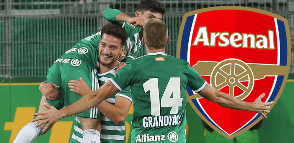 Rapid gegen Arsenal läuft im Free-TV