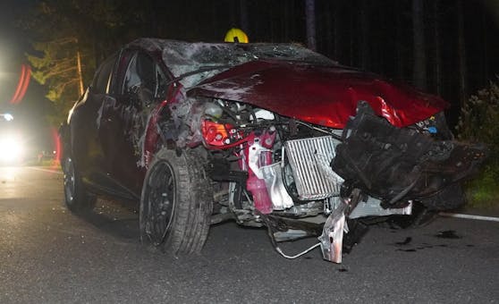 Lenker kam von Fahrbahn ab und krachte gegen Baum