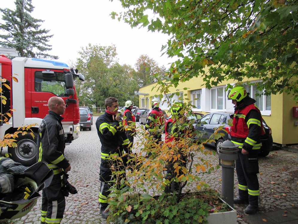 Beim Brotbacken geriet ein Ofen in Brand.