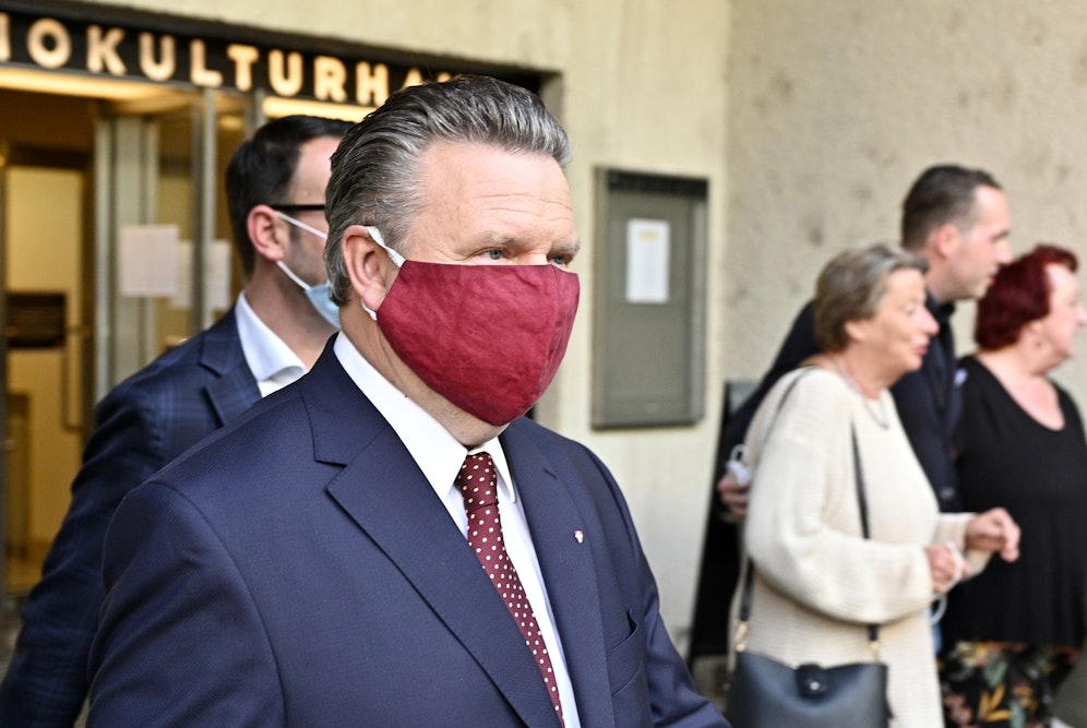 Michael Ludwig (SPÖ) im Rahmen einer Diskussionsrunde der Spitzenkandidat/innen am Mittwoch, 9. September 2020