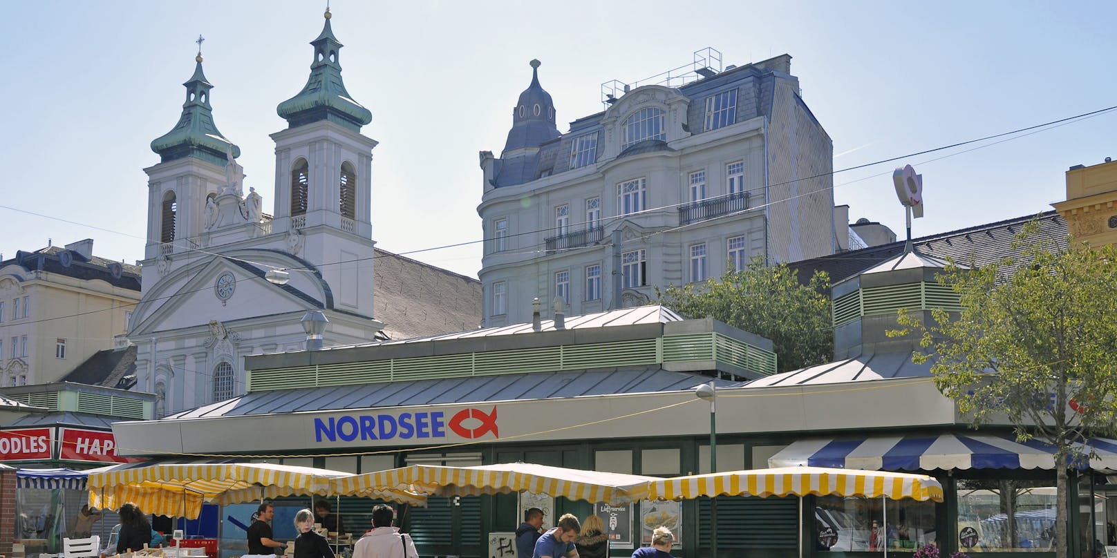 Der Rochusmarkt in Wien-Landstraße.